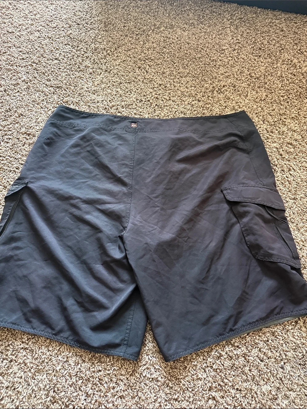Vintage Quiksilver Black Men's Swim Board Shorts